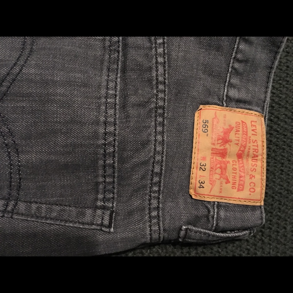 Gray jeans
